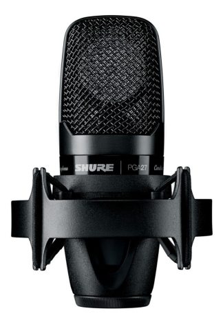 Micrófono Condensador Shure Pga27 Cardioide Gran Diafragma Color Negro