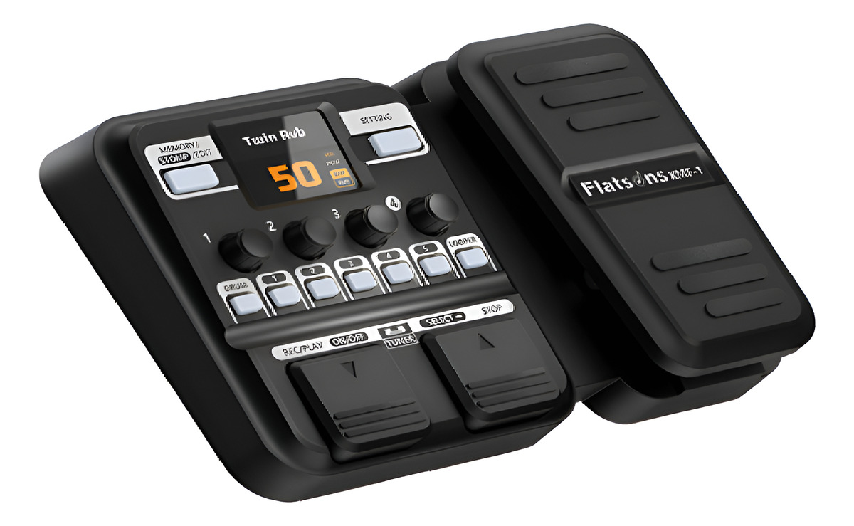 Flatsons Kmf1 Pedalera Multi Efectos 59 Efectos Looper