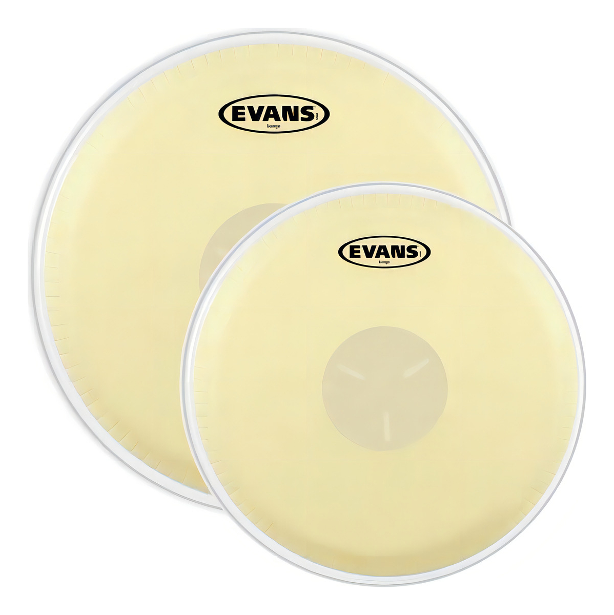 Evans Eb0709 Tri Center Set Parches Para Bongo 7 1/4 8 5/8