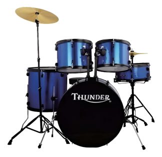 Thunder Jbp0901 Bateria 5 Cuerpos Completa Fierros Platillos