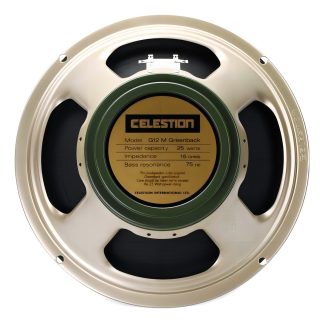 Parlante Para Guitarra Celestion G-12m Greenback 25w Color 16 Ohms