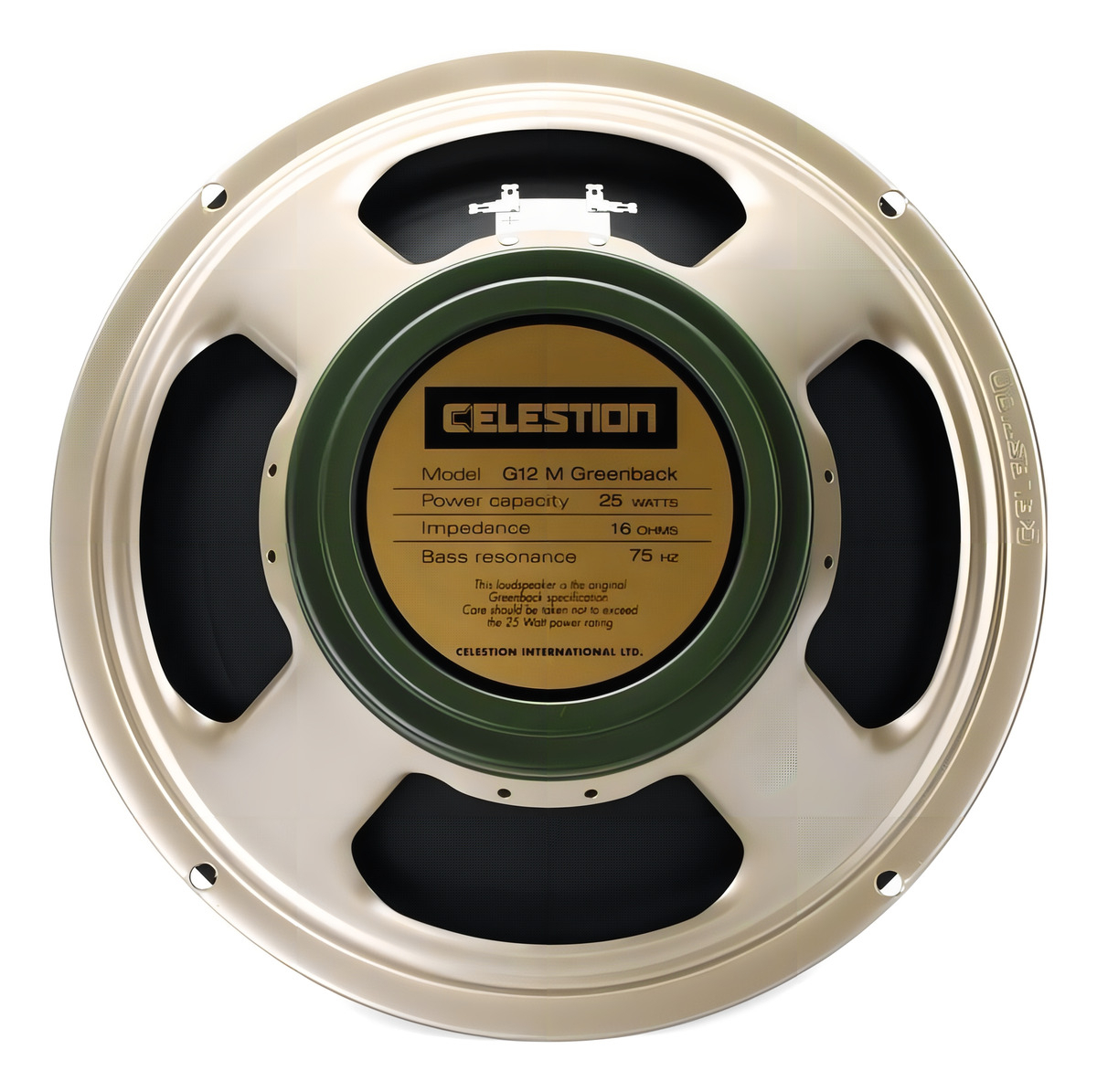 Parlante Para Guitarra Celestion G-12m Greenback 25w Color 16 Ohms
