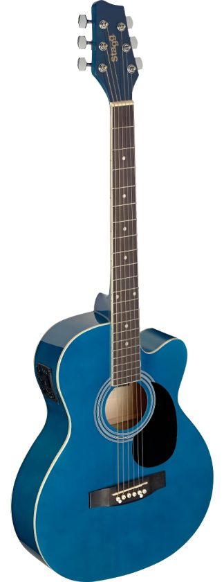 Stagg Sa20ace Guitarra Electro Acustica Auditorium Con Corte