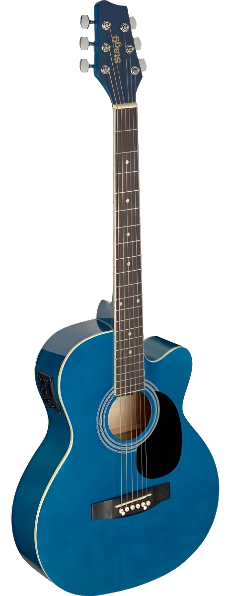 Stagg Sa20ace Guitarra Electro Acustica Auditorium Con Corte
