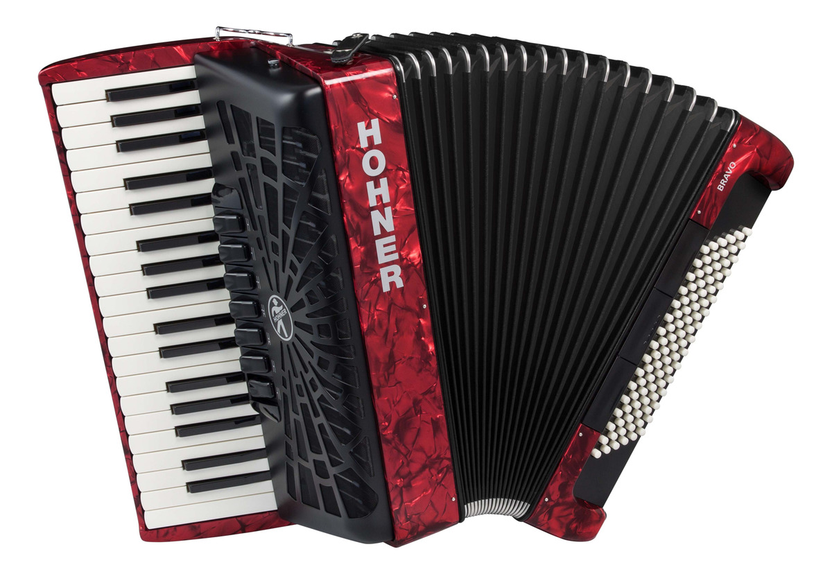 Hohner Bravo 3 96 Acordeon A Piano 96 Bajos 37 T 5(7)r