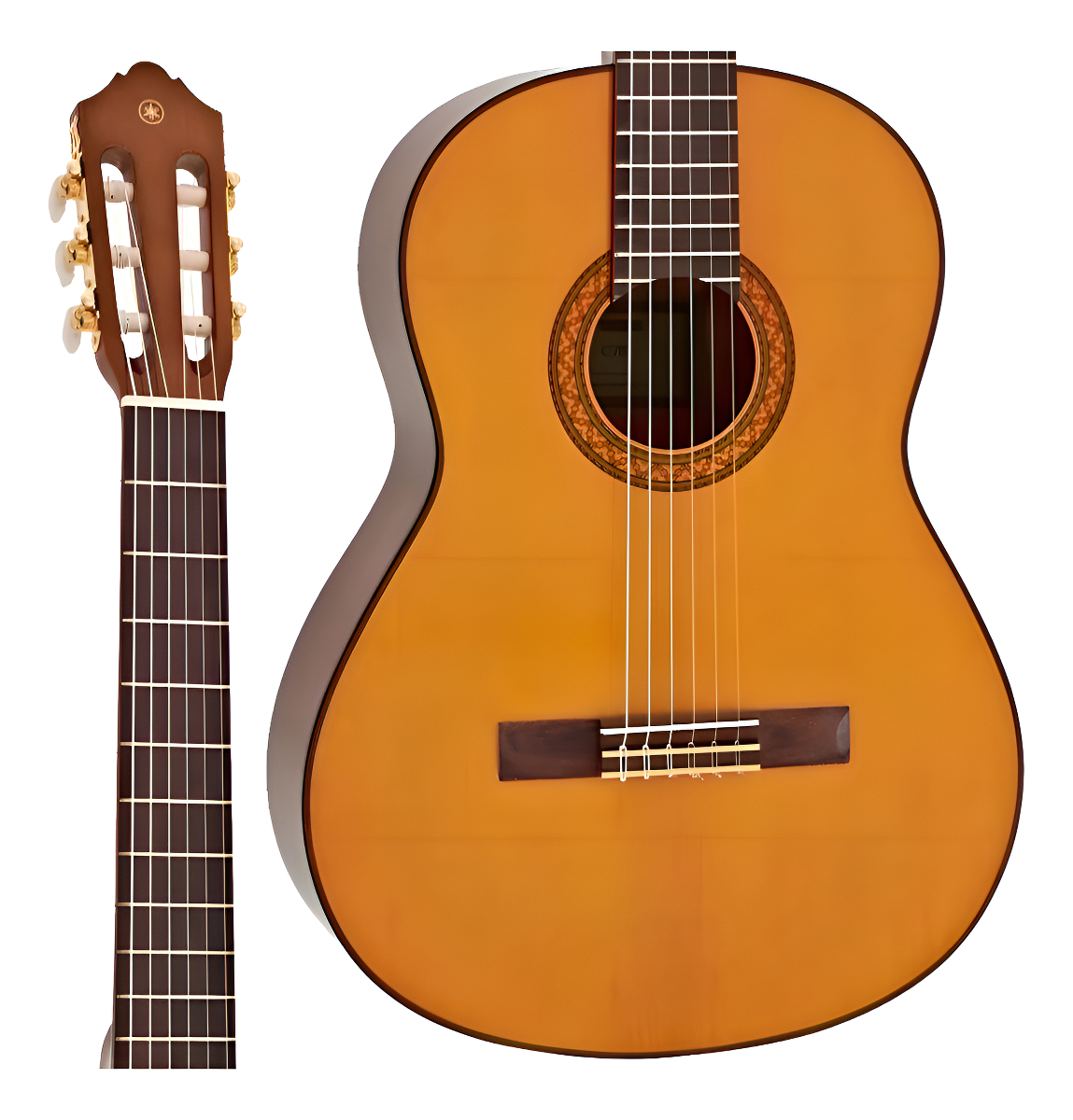 Guitarra Criolla Clásica Yamaha C70 Para Diestros Natural Brillante Diestro