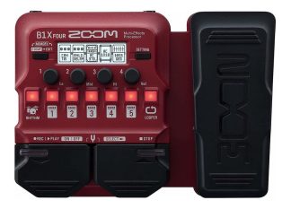 Pedal De Efecto Zoom B1x Four Rojo