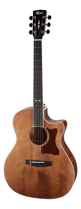 Guitarra Electroacústica Cort Ga5f Fmh Op Auditorium Caoba Rosa Oscuro