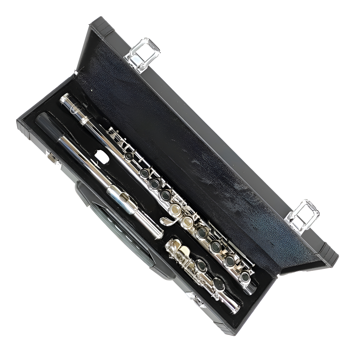 Lincoln Jyfl1201n Flauta Traversa Niquel B Bemol Estuche