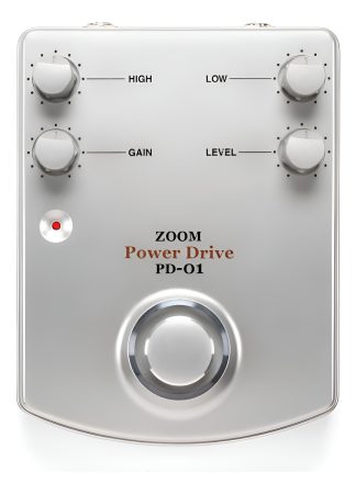 Zoom Pd01 Power Drive Pedal De Overdrive Para Guitarra