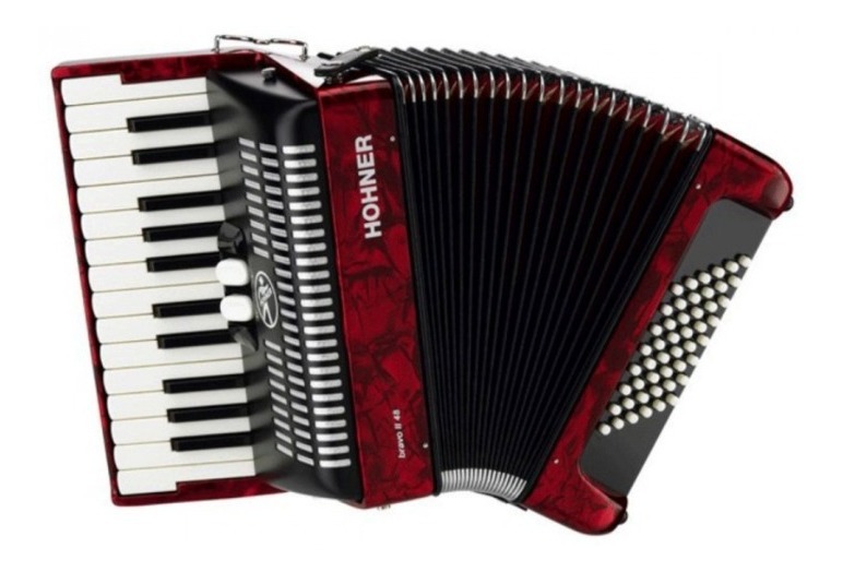 Hohner Bravo 2 48 Acordeon A Piano 48 Bajos 26 T 2 R