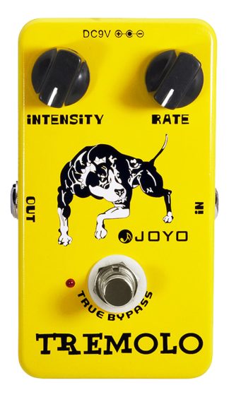 Pedal Joyo Tremolo Jf-09 Para Guitarra Y Bajo Línea Vintage Amarillo