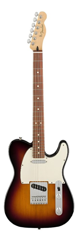 Guitarra Eléctrica Fender Player Telecaster Pf 3ts Pau Ferro - Diestro - 3-color Sunburst - Granadillo Brasileño