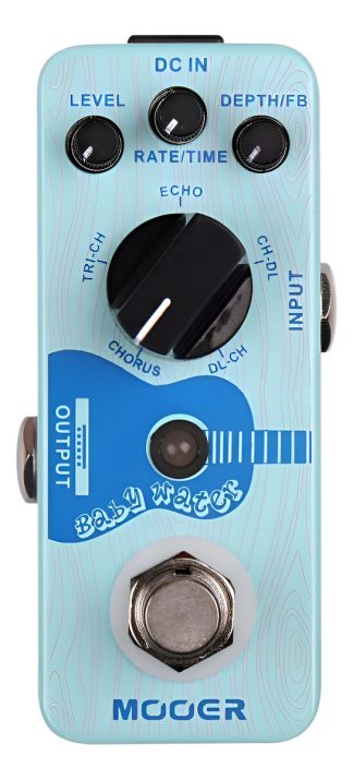 Mooer Baby Water Pedal Delay Chorus Guitarra Acustica