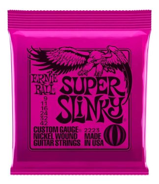 Cuerda De Guitarra Ernie Ball P02223 Super Slinky 009
