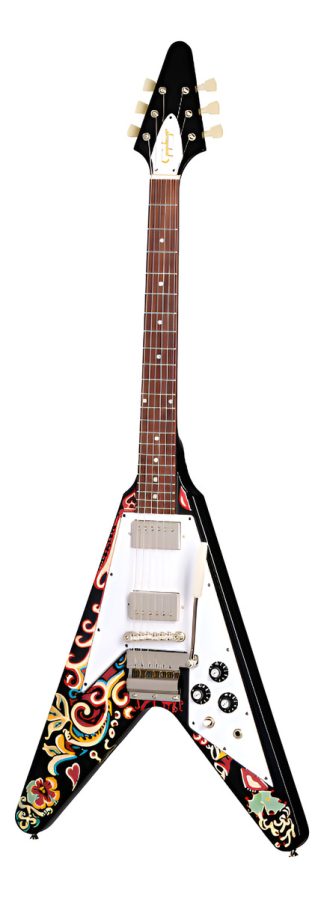 EpiPhone Flying V Jimi Hendrix Love Drops Estuche