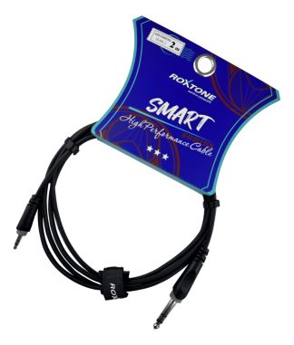 Cable Audio Roxtone Mini Plug 3.5 St A Plug 6.5 St 2 Mts Sr