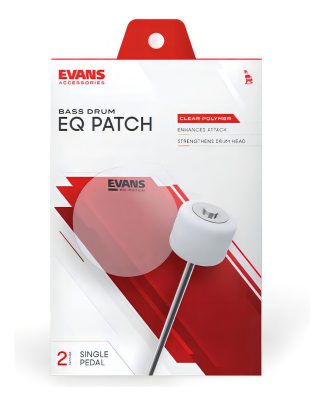 Evans Falam Simple Para Bombo X2 Unidades Transparente Eqpc1