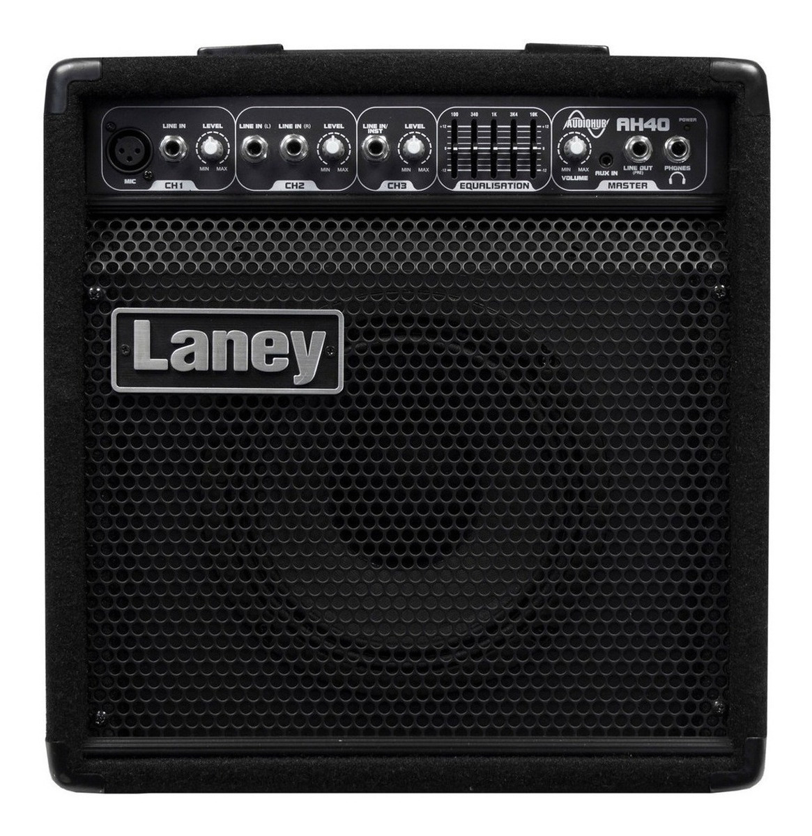 Amplificador Laney Ah40 Multiproposito 3 Entradas Con Eq Color Negro