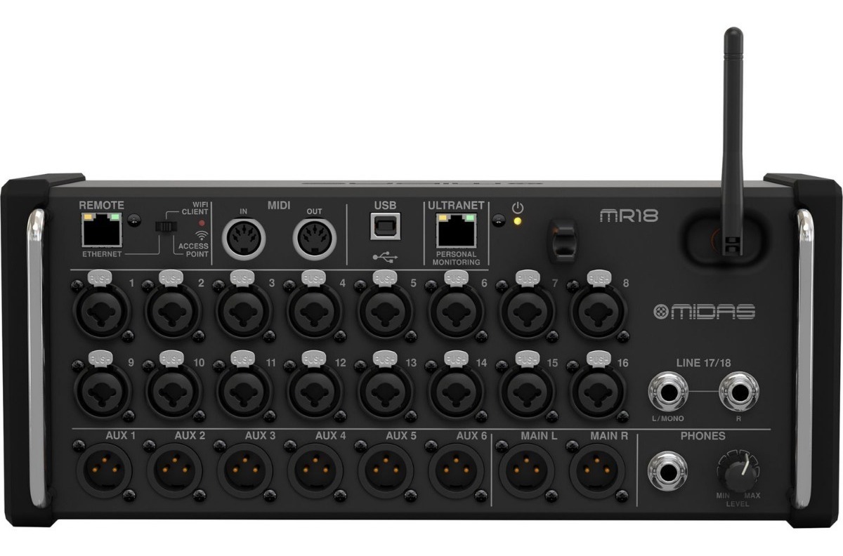 Midas Mr18 Consola Digital 18 Canales