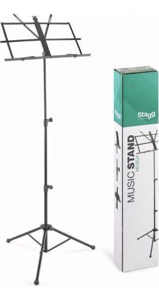 Stagg Musq3 Atril Partituras Regulable 3 Tramos Con Funda
