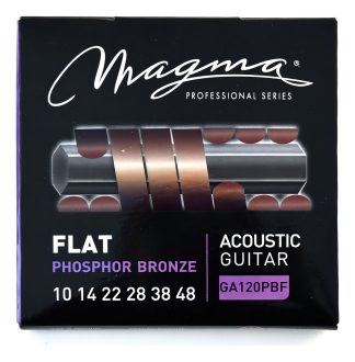 Cuerdas Magma Flat 010 P/ Guitarra Acustica