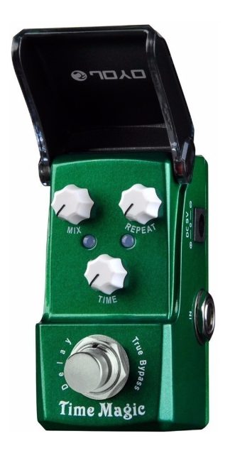 Pedal Delay Joyo Ironman Time Magic Jf304 Guitarra Eléctrica Verde Verde Oscuro