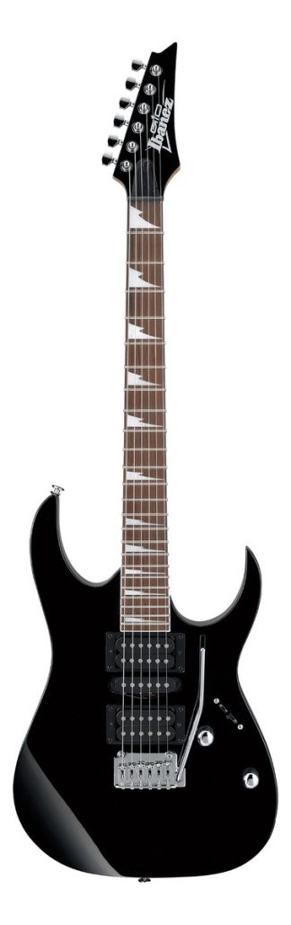 Guitarra Eléctrica Ibanez Rg Gio De Álamo Black Night Con Diapasón De Amaranto