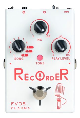 Pedal Para Voz Recorder Grabadora De Voz Flamma Fv05 Blanco