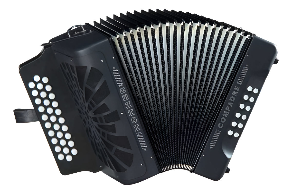 Hohner Compadre Acordeon Diatonico 31 Teclas 3 Filas 12 Bajo
