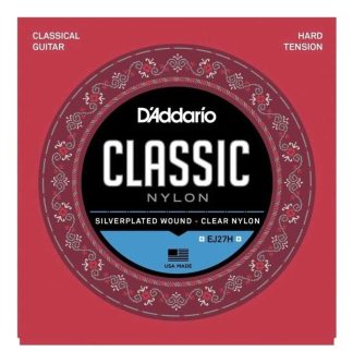 Daddario Ej27 Hard Encordado Clasica Nylon