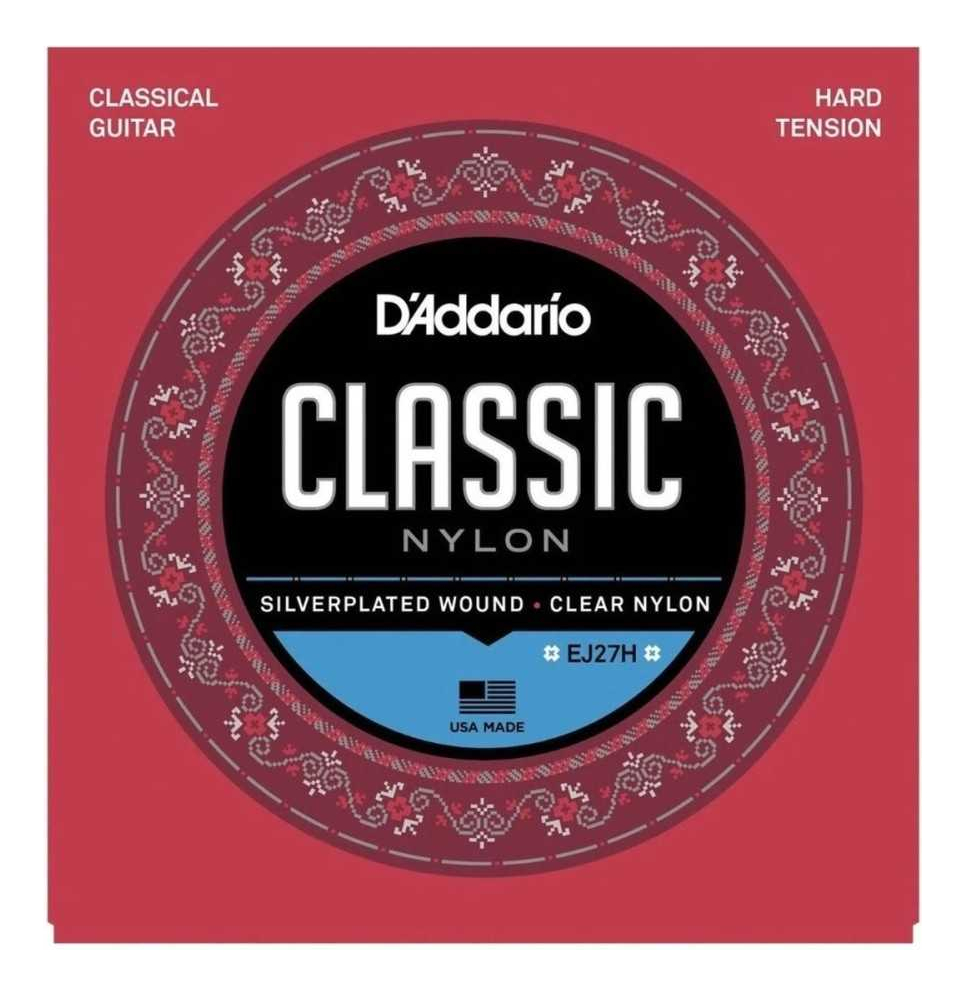 Daddario Ej27 Hard Encordado Clasica Nylon