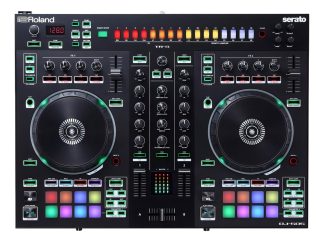 Controlador Serato Dj Roland Dj505 2 Canales Interface Color Negro