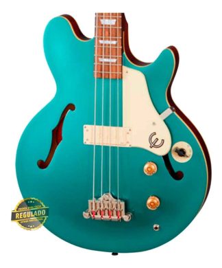 EpiPhone Jack Casady Bass Bajo 4 Cuerdas Pasivo Faded Pelham Blue Diestro Perla Azul Chicago Barnizado