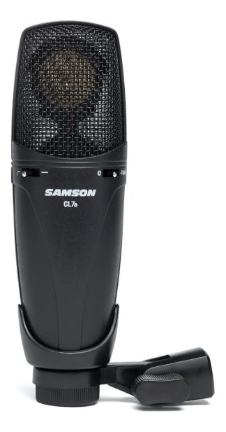 Micrófono Condenser Samson Cl7a Patrón Cardioide Xlr Color Negro