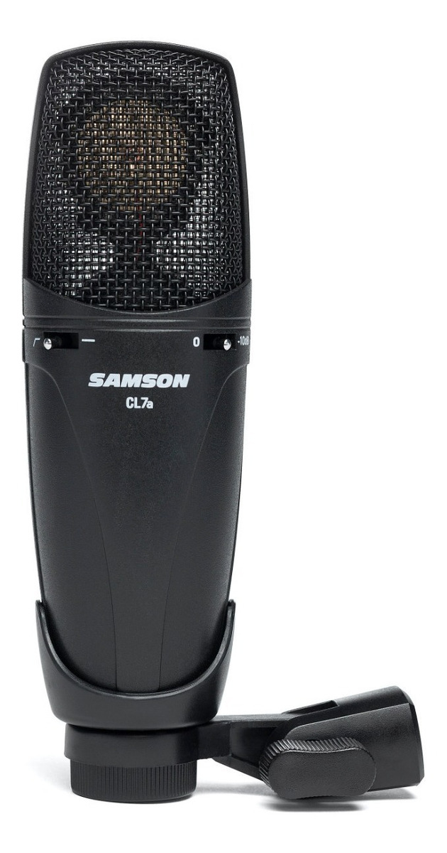 Micrófono Condenser Samson Cl7a Patrón Cardioide Xlr Color Negro