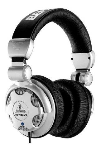 Auriculares Behringer Hpx2000 Plateado Y Negro