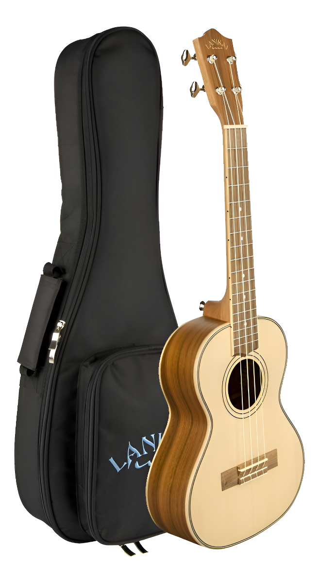 Lanikai Spst T Ukelele Tenor Tapa Solida Con Funda