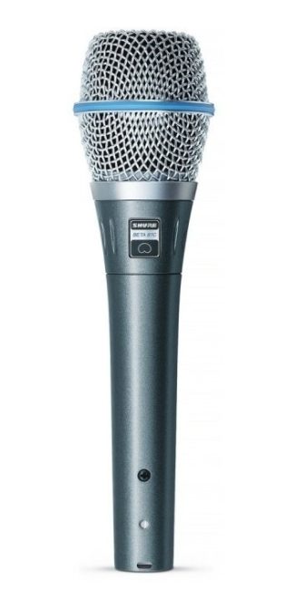 Micrófono Shure Beta 87c Condenser Cardioide De Mano Vocal Gris