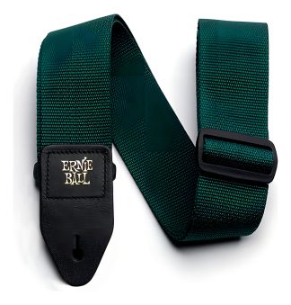 Correa Para Guitarra Y Bajo Ernie Ball Polypro Color Forest Green