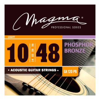 Magma Ga120pb Encordado Guitarra Acustica 010 Ph Bronze