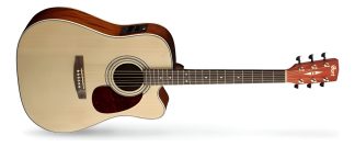 Cort Mr500e Op Guitarra Electro Acustica Dreadnought Funda