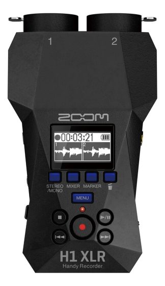 Grabadora De Mano Estéreo Handy Recorder Zoom H1 Xlr Color Negro