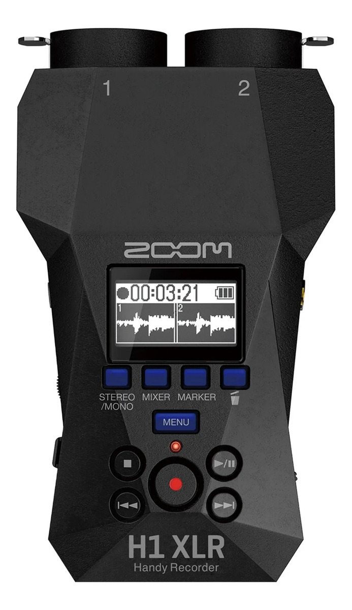 Grabadora De Mano Estéreo Handy Recorder Zoom H1 Xlr Color Negro