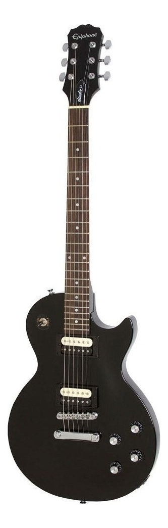 Guitarra Eléctrica EpiPhone Les Paul Studio Lt E1 Caoba Ebony Diapasón Palo De Rosa