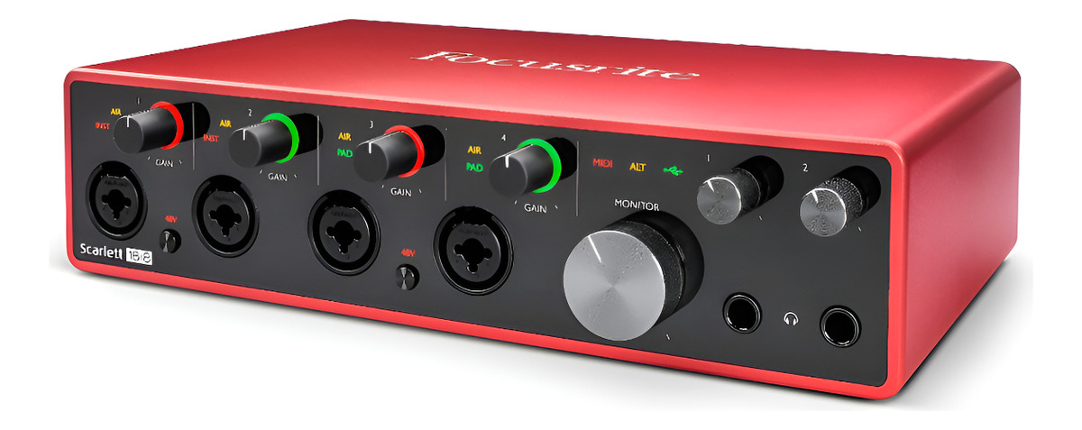 Focusrite Scarlett 18i8 3 Gen Placa De Sonido 4 Preamp