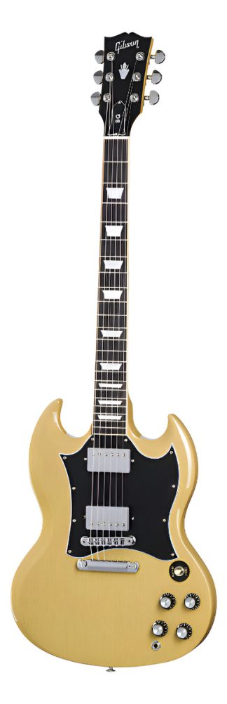 Gibson Sg Standard Yellow Tv Made In Usa Funda