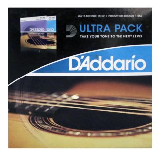 Daddario Pack 2 Encordados Acustica Ej26 Ez910