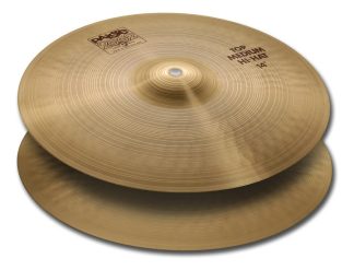 Platillos Hi-hat Paiste 2002 Classic 14 Pulgadas Bronce Rock Metal