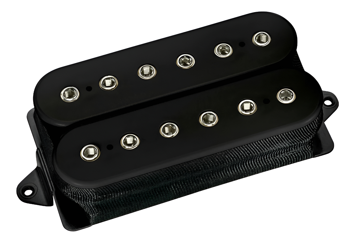 Micrófono Humbucker Dimarzio Dp258 Titan Guitarra Eléctrica Negro Negro / Regular Spaced